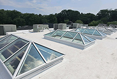 GAMCO Corp. installs 400 s/f of structural <br>skylight at The Rockleigh